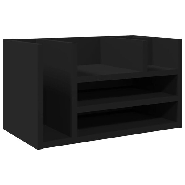 Organisateur armoire de bureau 44 5 x 24 x 25 cm bois d'ingénierie noir 02_0043567