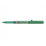 Stylo Roller Encre Liquide V-BALL 10 Pointe Large Vert x 6 PILOT