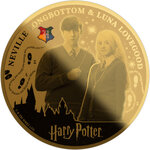Pièce de monnaie en Or 25 Dollars g 0.155 (1/200 oz) Millésime 2024 Harry Potter Gold Collection 2024 NEVILLE LONGBOTTOM AND LUNA LOVEGOOD