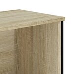 vidaXL Bibliothèque chêne sonoma 80x31x137 5 cm bois d'ingénierie