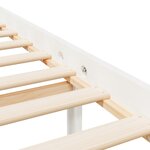 vidaXL Lit pour personne âgée et tête de lit 140x200 cm bois massif