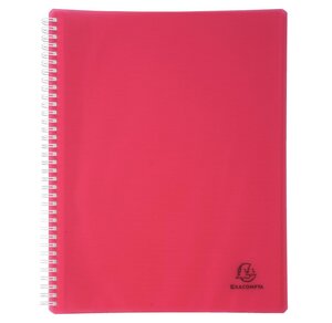 Porte vues reversible polypropylène rigide Linicolor® 60 vues A4 Aléatoire EXACOMPTA