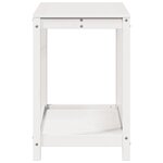 vidaXL Table de rempotage avec étagère 108x50x75 cm bois massif de pin
