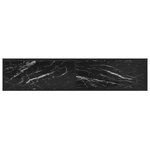 vidaXL Meuble TV marbre noir 180x40x40 5 cm verre trempé