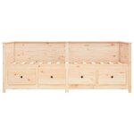 vidaXL Lit de jour sans matelas 90x190 cm bois de pin massif