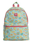 Sac à dos urbain classique 2 fermetures éclair (22 l) Frutikis