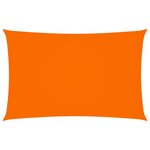 vidaXL Voile de parasol Tissu Oxford rectangulaire 5x8 m Orange