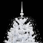 vidaXL Arbre de Noël neigeux avec base de parapluie Blanc 140 cm