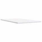 vidaXL Sommier à lattes de lit avec matelas Noir 120x200 cm Tissu