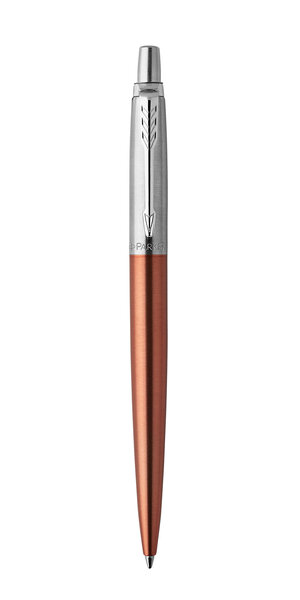 PARKER Jotter Stylo bille orange Chelsea recharge bleue pointe moyenne Coffret cadeau