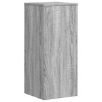 vidaXL Supports pour plantes 2 Pièces sonoma gris bois d'ingénierie