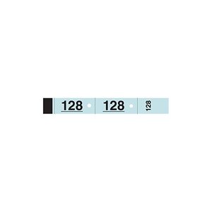 ELVE 20 Bloc vestiaire 50 feuillets de 3 coupons bleu