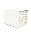 Boite aux lettres blanche 1 porte "On the beach"