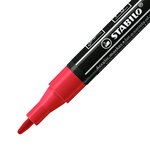 Marqueur pointe fine FREE acrylic T100 rouge STABILO