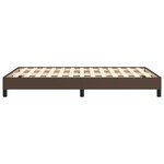 vidaXL Cadre de lit Marron 120x200 cm Similicuir