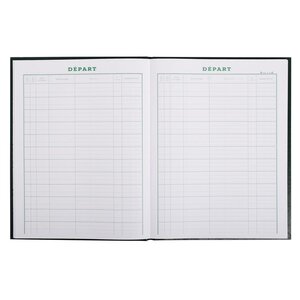 Registre Courrier départ - 32 x 24 cm, 160 pages - Vert