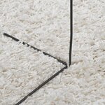 vidaXL Tapis shaggy PAMPLONA poils longs moderne crème 60x110 cm