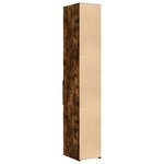 vidaXL Buffet haut chêne fumé 30x42 5x185 cm bois d'ingénierie