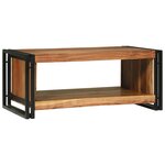 vidaXL Table Basse 90x50x38 cm Bois Massif Acacia