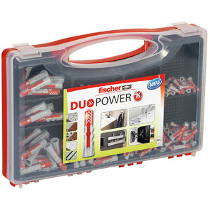 Fischer ensemble de chevilles murales duopower 280 pcs