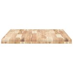 vidaXL Dessus de bureau non traité 80x70x4 cm bois d'acacia massif