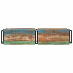 vidaXL Meuble TV 140x30x40 cm bois massif de récupération