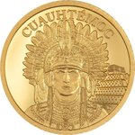 Pièce de monnaie en Argent 5 Dollars g 0.5 Millésime 2025 AZTEC EMPIRE