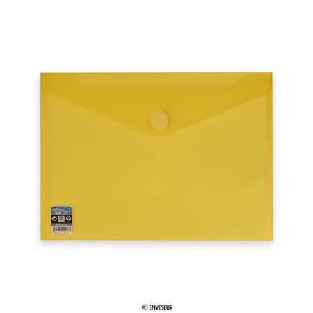Lot de 10 enveloppes jaune avec fermeture velcro 335x240 mm (a4+) v-lock