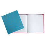 Livre D'or 140 Pages Tranche Or Plum' - Turquoise - Exacompta