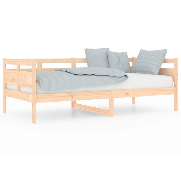 vidaXL Lit de jour Bois massif de pin 90x190 cm