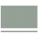 Auvent rétractable manuel vidaXL Vert et Blanc 500x300 cm