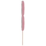 Tête de lit en velours rose vidaXL avec motif en blocs en diamant 100 cm