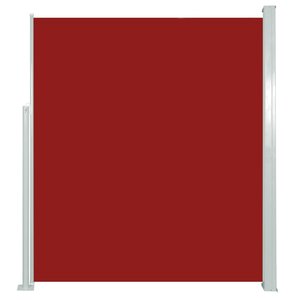 vidaXL Auvent latéral rétractable 160 x 500 cm Rouge