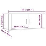 vidaXL Ensemble de meubles TV 3 Pièces Blanc brillant Bois d'ingénierie