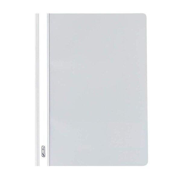 Lot de 10 chemises à lamelle format A4 Polypro Gris HERLITZ