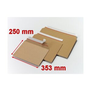 100 Enveloppes cartonnées format BBX4X 353x250 mm