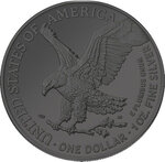 Pièce de monnaie en argent 1 dollar g 31.1 (1 oz) millésime 2022 rainbow space american eagle