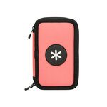 Trousse garnie antartik 3 compartiments 36 pieces       corail