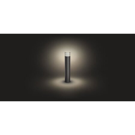 Philips potelet hw lucca connecté 1x9 5w - anthracite