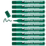 Marqueur Permanent 2000C Corps Alu Vert pointe Ronde 1 5-3 mm x 10 EDDING