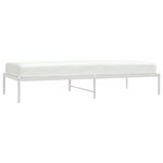 vidaXL Cadre de lit métal blanc 90x200 cm