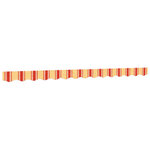 vidaXL Tissu de remplacement de cantonnière d’auvent jaune orange 3 5m