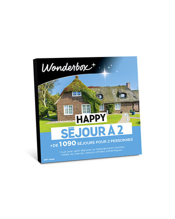 Coffret cadeau - WONDERBOX - Happy séjour à 2