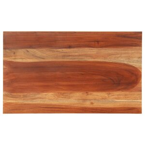 vidaXL Dessus de table Bois solide 25-27 mm 60x100 cm
