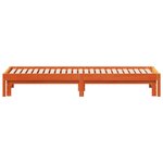 vidaXL Lit de jour avec lit gigogne cire marron 90x190 cm pin massif