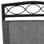 vidaXL Chaises de jardin pliables lot de 8 en acier et textilène