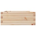 vidaXL Jardinière 60x60x23 cm bois de pin massif
