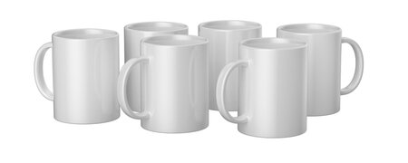 Cricut : Mugs en Céramique Blanc 425ml 6 pièces