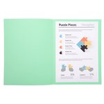 Paquet 100 Chemises Super 160 - 24x32cm - Vert Clair - X 5 - Exacompta