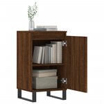 vidaXL Buffets 2 Pièces chêne marron 40x35x70 cm bois d'ingénierie